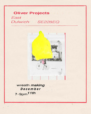Christmas Wreath Workshop at Oliver Projects Gallery, 11th December