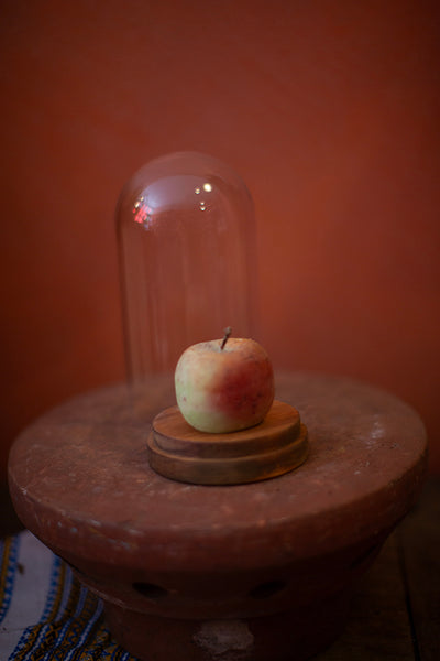 Apple candle hand made by Bombi