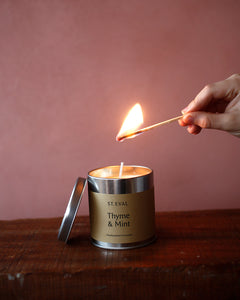 Thyme & Mint St Eval Tin Candle